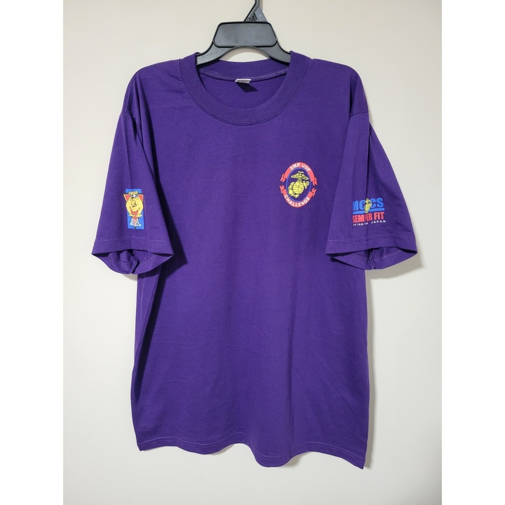 USMC SMP UDP Challenge XL Purple T Shirt MCAS Semper Fit Okinawa Japan